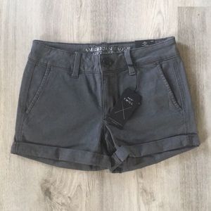 NWT American Eagle AEO Twill X Gray Shorts